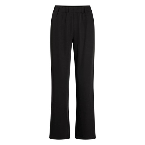 Pæne sorte bukser med elastik i linningen 